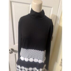 Chic Me Polka Dot Print Dress Women Size XL